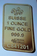 1 Oz Gold Bars, £3,875