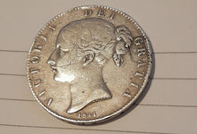 Load image into Gallery viewer, Queen Victoria 1844 Silver Crown Coin, £85